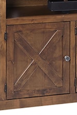 X Designs on Door Fronts Inspired by Barn Doors